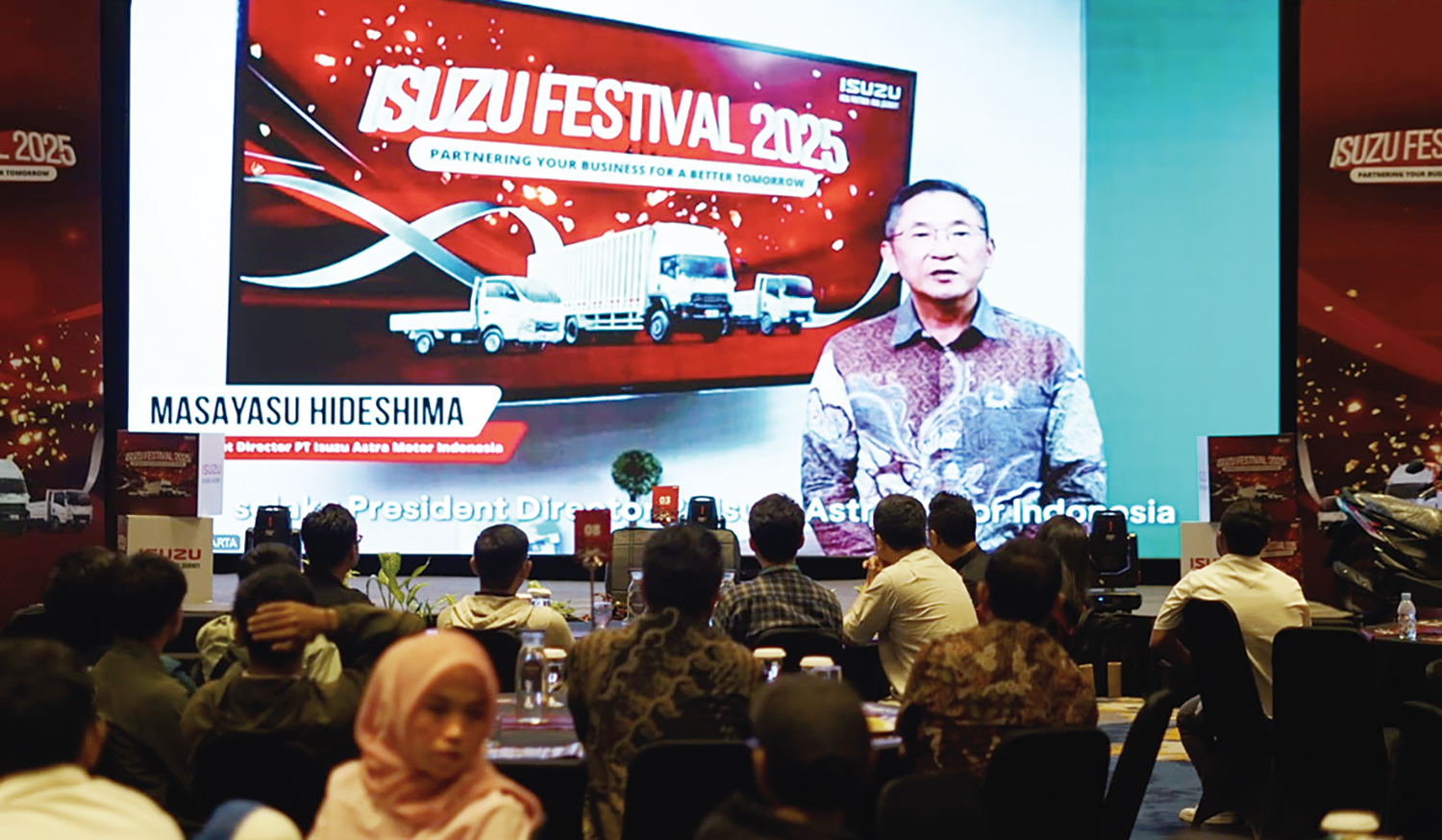 ISUZU FESTIVAL: Suasana kemeriahan Isuzu Festival 2025 yang digelar di Grand Mercure Kemayoran, Jakarta, belum lama ini.&nbsp;