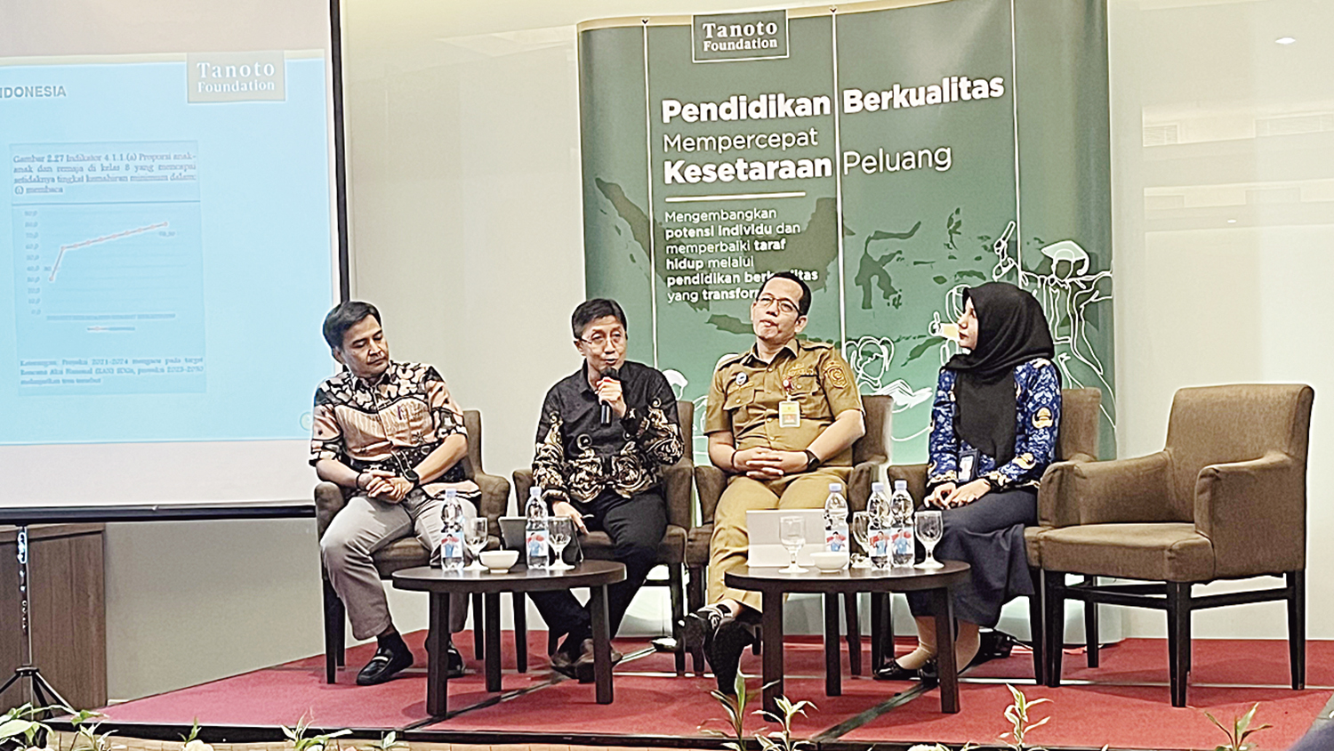 Tanoto Foundation menggelar FGD bersama awak media di The Premiere Hotel Pekanbaru, Selasa (28/10/2025).