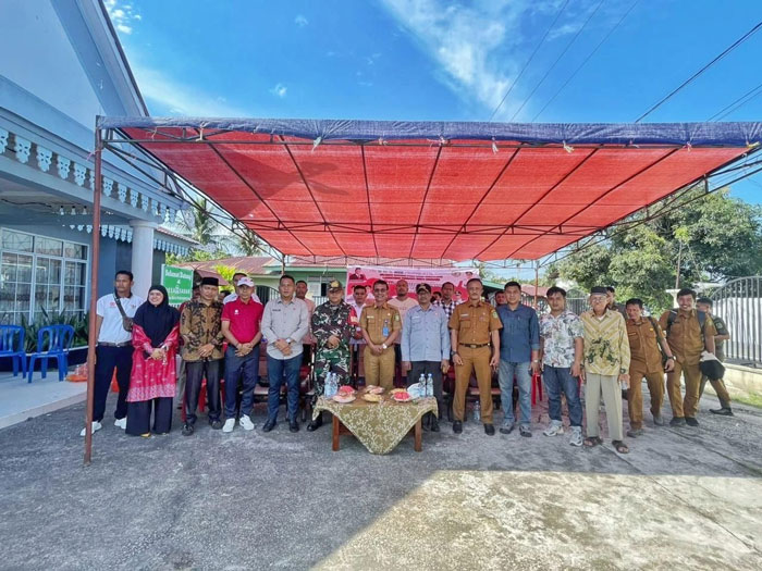 Jajaran Koperasi Merah Putih Desa Banglas bersama unsur OPD terkait, Rabu (29/10/2025).