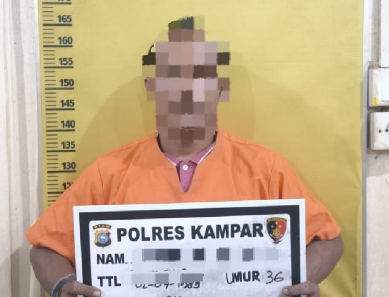 Tim Resmob Sat Reskrim Polres Kampar berhasil meringkus MR (36) pelaku curanmor di Desa Muara Uwai, Kecamatan Bangkinang, Selasa (28/10/2025) malam.