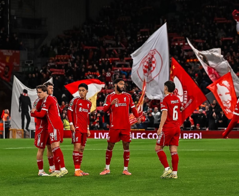 Liverpool tersingkir di Piala Carabao setelah dipermalukan Crystal Palace 3-0 di Anfield, Kamis (30/10/2025) dini hari WIB
