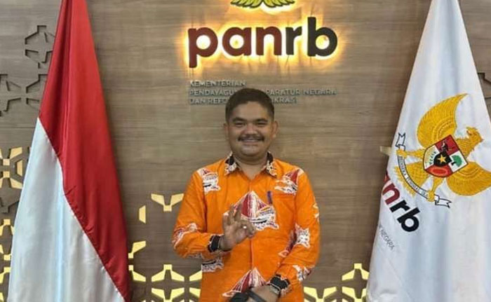 Ketua Aliansi Honorer non-Database Kabupaten Bengkalis, Panca Dharma.