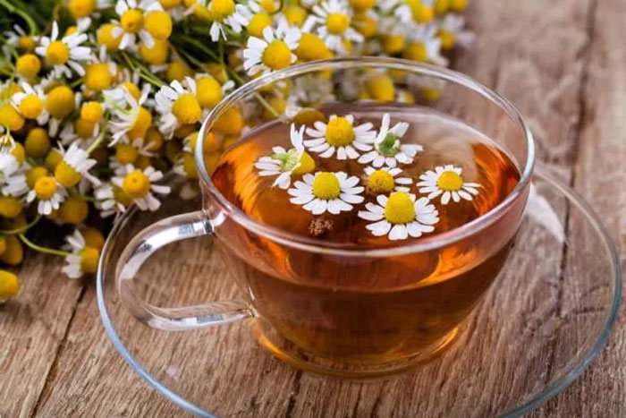 Teh chamomile.