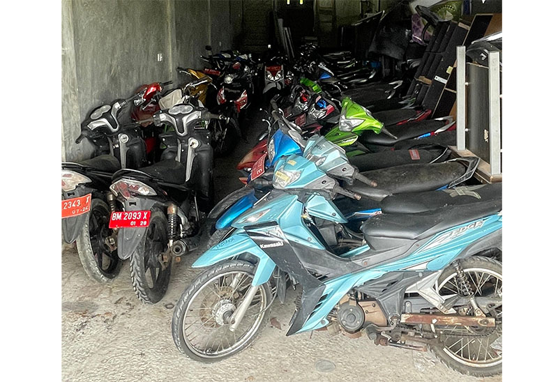 Unit randis yang akan dilelang oleh Pemkab Kepulauan Meranti