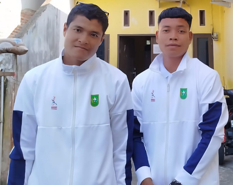 Kapilah dan Wahono atlet asal Kepulauan Meranti yang memperkuat Riau di Pekan Paralimpik Pelajar Nasional (Peparpenas) XI Tahun 2025 di Jakarta.