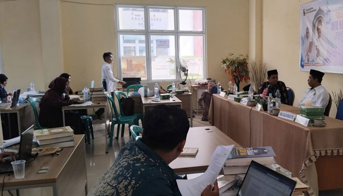 Peserta MTQ di SMP Madani Pekanbaru