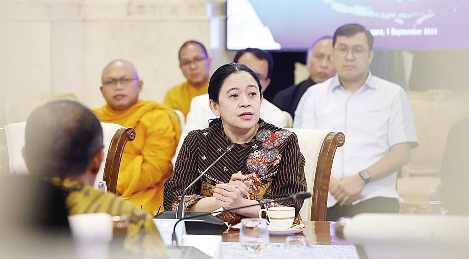 Ketua DPR RI Puan Maharani saat memimpin rapat dalam salah satu agenda di Jakarta belum lama ini.