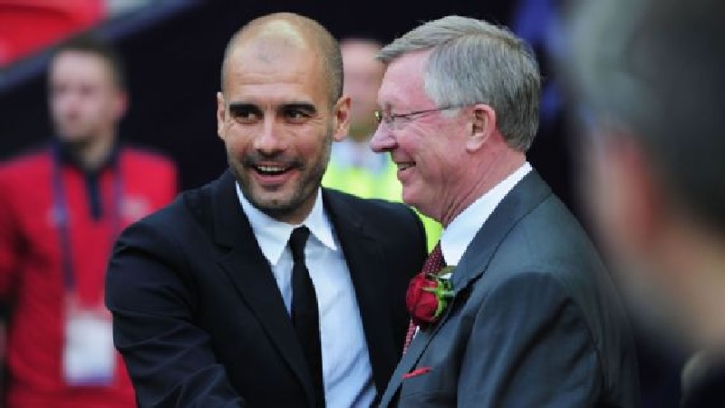 Sir Alex Ferguson mengucapkan selamat kepada Pep Guardiola yang akan menjalan laga ke-1.000 sebagai seorang manajer sepakbola.