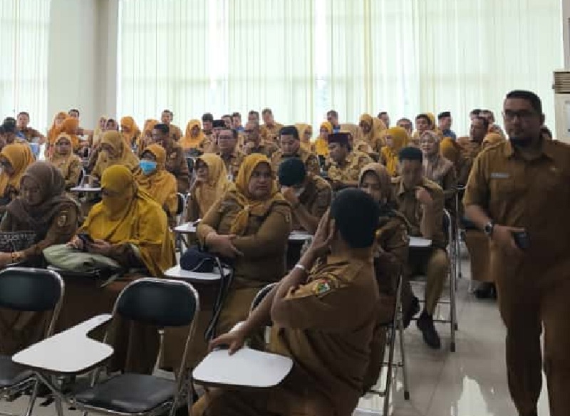 Sebanyak 769 ASN Pemko Pekanbaru dari berbagai OPD mengikuti pemetaan talenta melalui Pro ASN, Senin (10/11/2025).