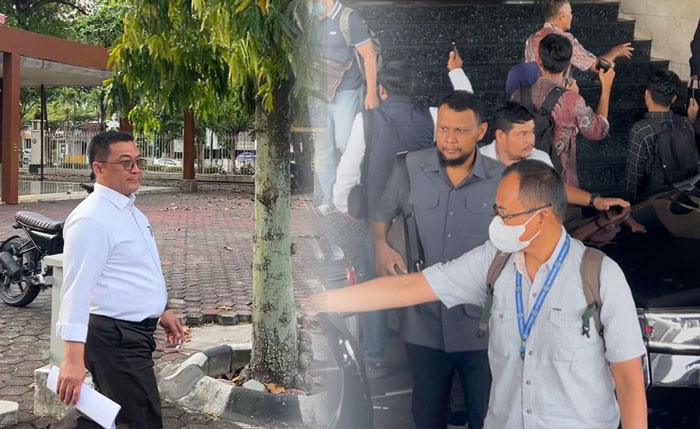 Penyidik KPK melakukan penggeledahan di Kantor Gubernur Riau, Senin (10/11/2025) kemarin.