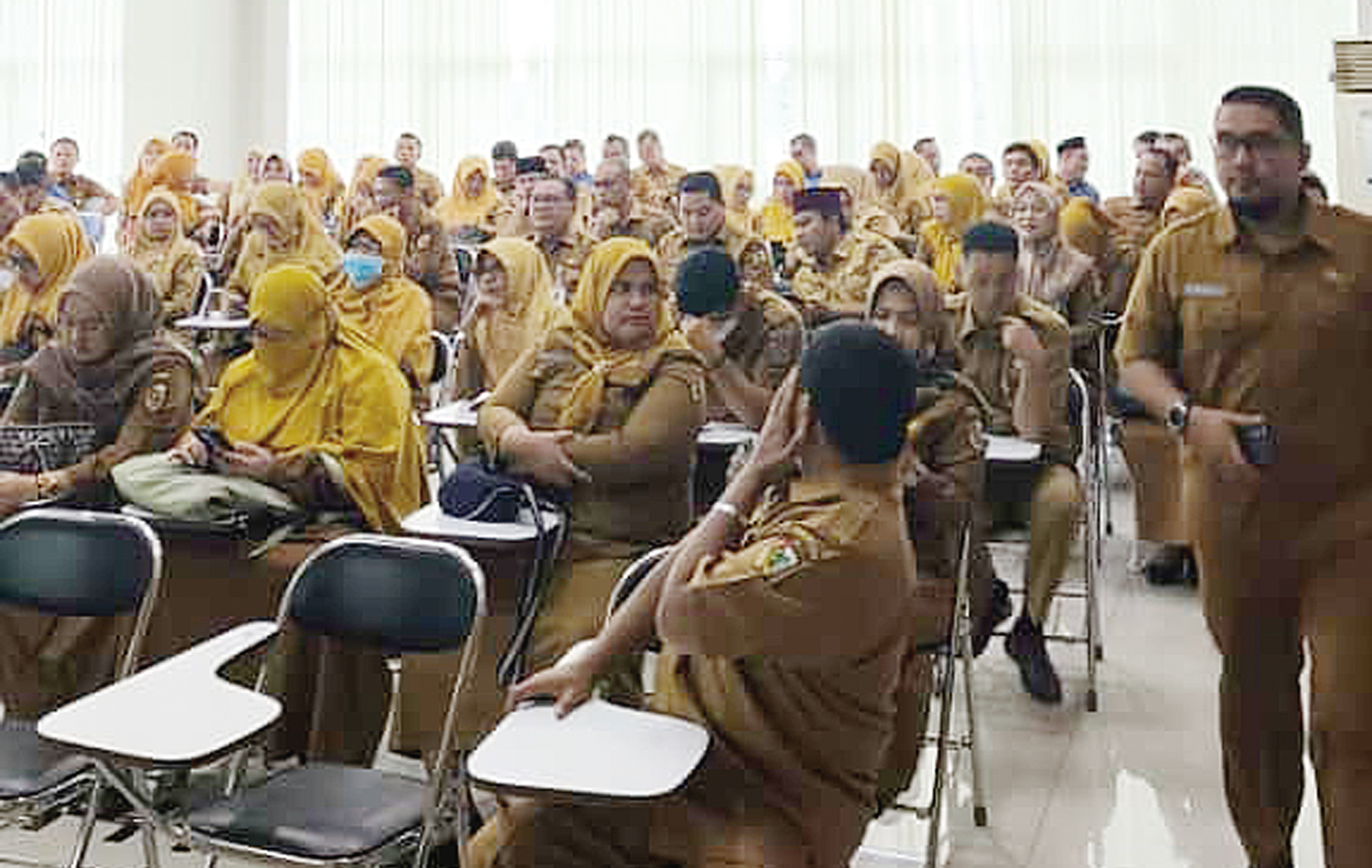 769 ASN Pemko Pekanbaru dari berbagai OPD mengikuti pemetaan talenta melalui Pro ASN, Senin (10/11/2025).