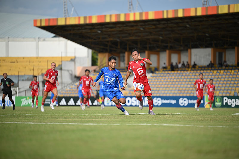 PSPS Pekanbaru vs FC Bekasi City, di Stadion Kaharuddin Nasution Rumbai Pekanbaru, Kamis (13/11/2025).