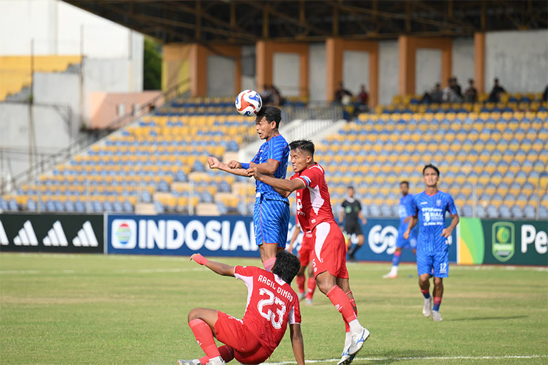 PSPS Pekanbaru vs FC Bekasi City, di Stadion Kaharuddin Nasution Rumbai Pekanbaru, Kamis (13/11/2025).