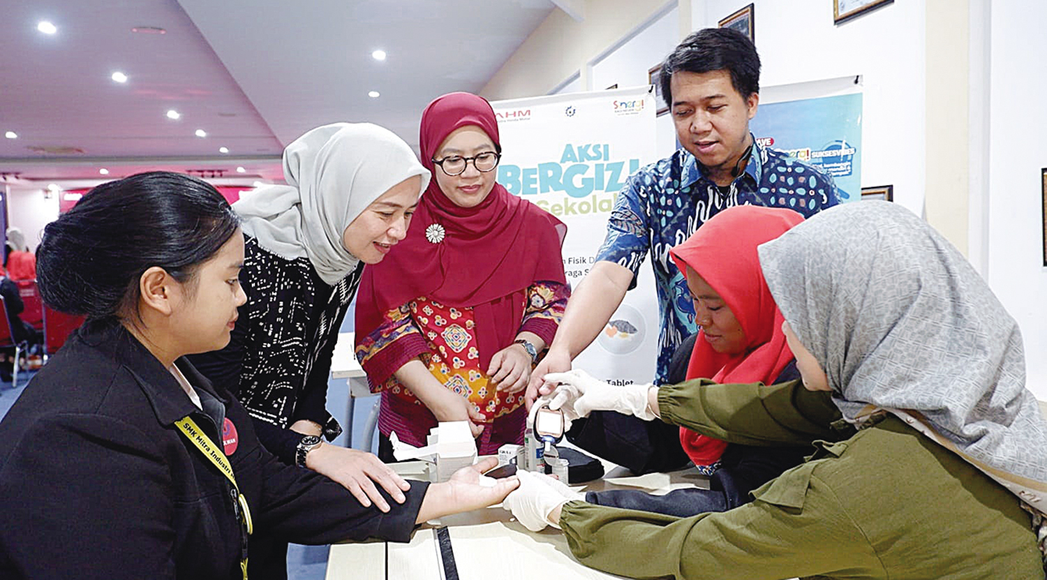 Memperingati Hari Kesehatan Nasional PT Astra Honda Motor (AHM) menggelar Kolaborasi Aksi Remaja Sehat Satu Hati (Kolaberaksi) 2025.&nbsp;