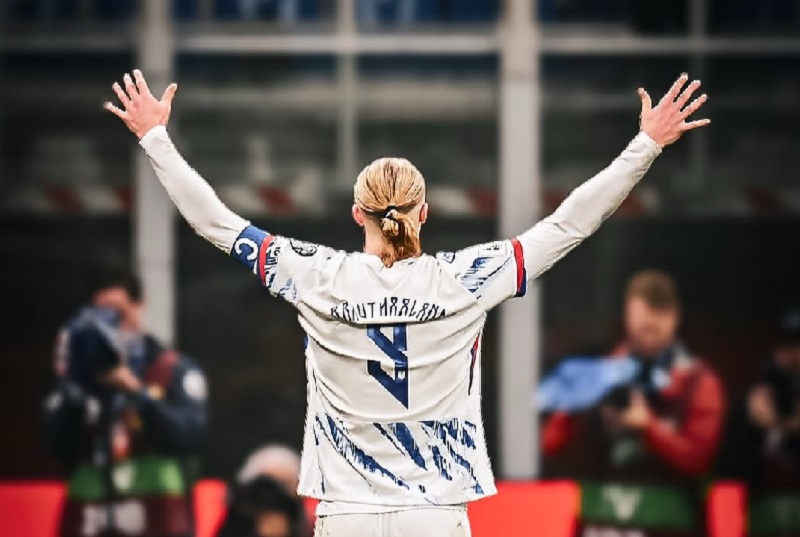 Erling Haaland mencetak dua gol saat mengalahkan tuan rumah Italia 4-1 pada laga pamungkas Grup I Kualifikasi Piala Dunia 2026 Zona UEFA.