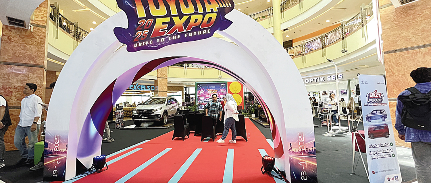 Agung Toyota menggelar ajang otomotif terbesar tahunan yakni Toyota Expo 2025 di Mal SKA, Rabu (19/11/2025). Expo akan berlangsung hingga Ahad (23/11/2025).