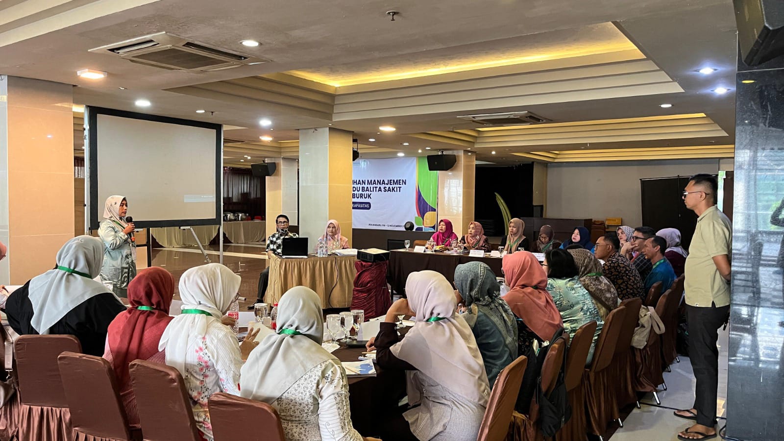 Pelatihan Manajemen Terpadu Balita Sakit (MTBS) dan Gizi Buruk diselenggarakan oleh PT Riau Andalan Pulp and Paper (RAPP) melalui Program KAPASITAS bekerja sama dengan Yayasan Dokter Peduli.
