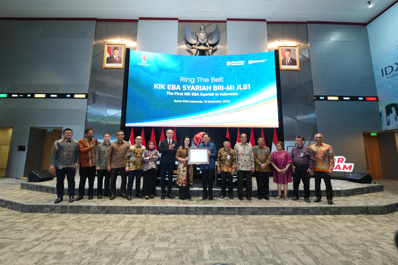 KIK EBA Syariah BRI-MI Jakarta Lingkar Barat Satu (BJLB1) ini menjadi tonggak penting pengembangan investasi syariah di pasar modal nasional.