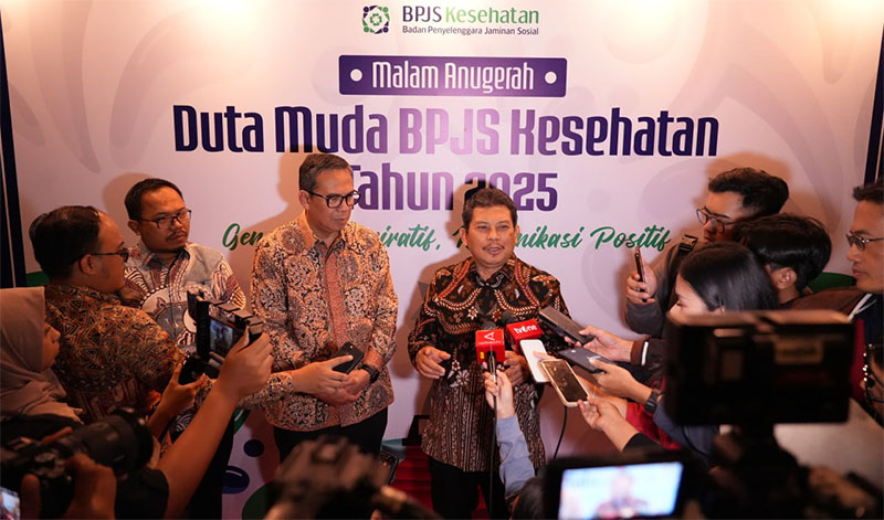 Direktur Utama BPJS Kesehatan, Ghufron Mukti memberi keterangan terkait Duta Muda BPJS Kesehatan 2025, Rabu (19/11/2025) lalu.