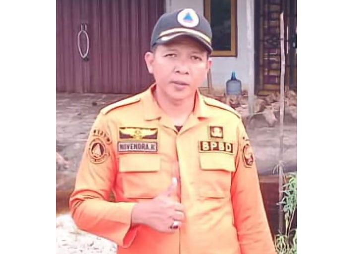 Kepala BPBD Kabupaten Siak Novendra Kasmara SSTP MSi