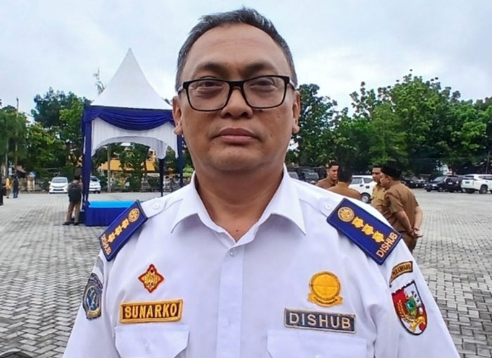 Pelaksana tugas (Plt) Kepala Dinas Perhubungan Kota Pekanbaru, Sunarko.