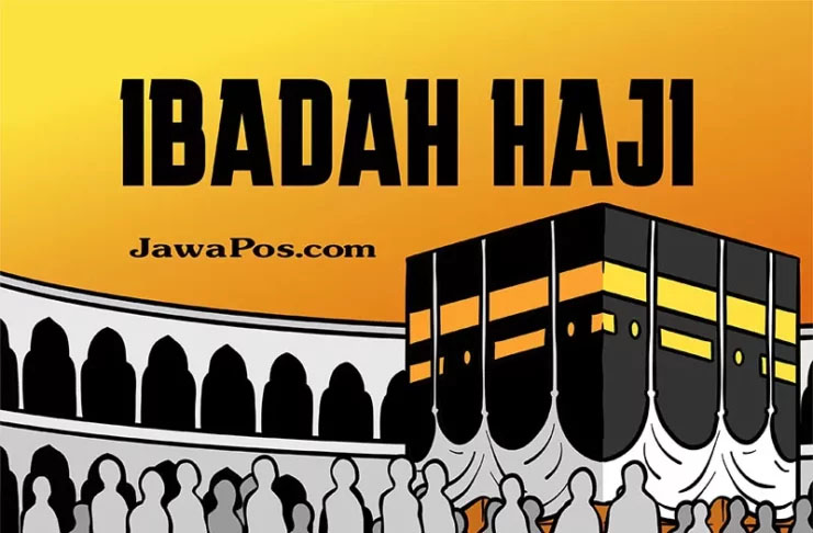 Ilustrasi ibadah Haji.