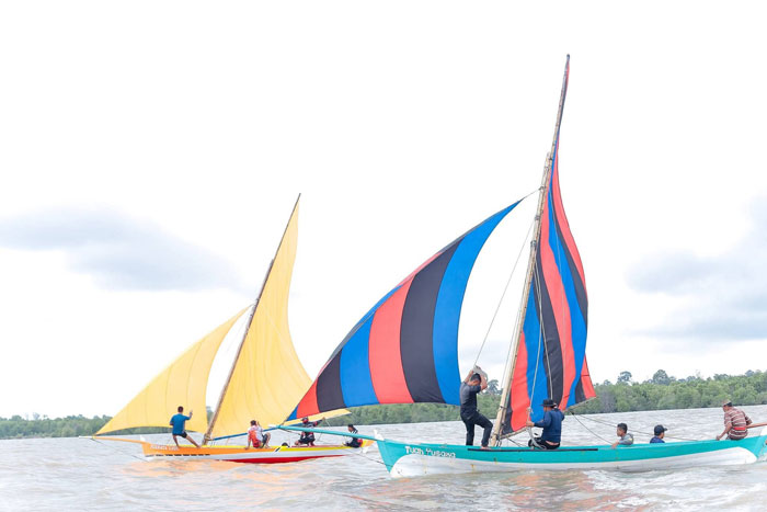 Festival Sampan Layar Desa Bandul, Kepulauan Meranti yang berlangsung tahun lalu.