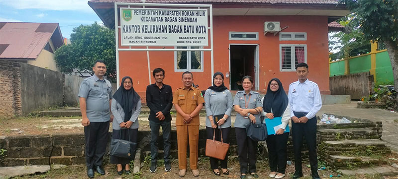 Tim Bidang Kekayaan Intelektual foto bersama saat turun ke Bagan Batu, Kabupaten Rohil, Senin (8/12/2025) lalu.