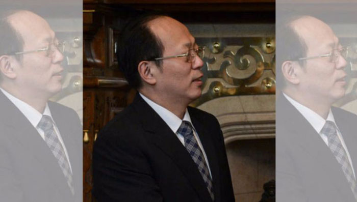 Mantan Kepala Administrasi Umum Olahraga Tiongkok (setara dengan jabatan menteri olahraga) Gou Zhongwen.