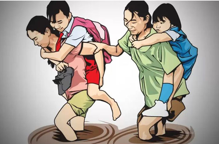 Ilustrasi banjir. Ada sejumlah penyakit menular dan paling sering terjadi setelah terjadinya bencana alam.