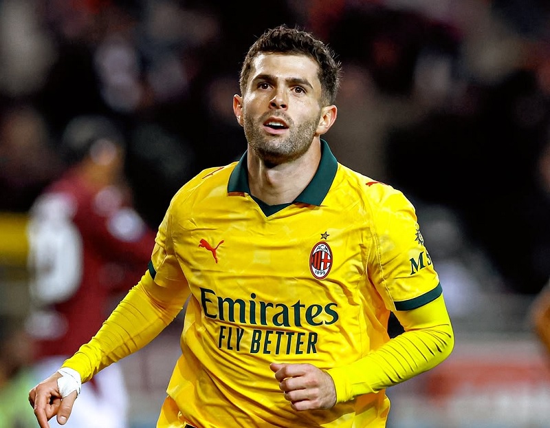 Christian Pulisic jadi pahlawan AC Milan lewat dua golnya saat membawa AC Milan mengalahkan tuan rumah Torino 3-2.