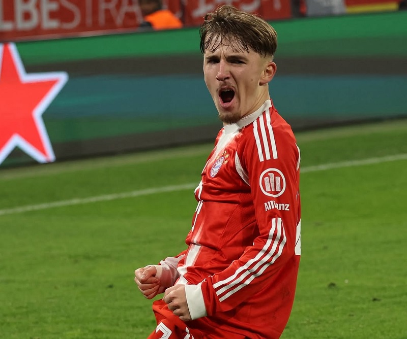 Lennart Karl kembali mencetak sejarah saat Bayern Munchen meraih lemenangan atas Sporting CP di LIga Champions.