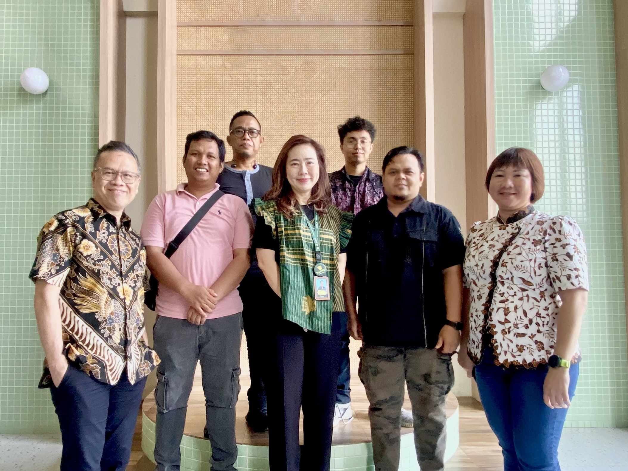 Ramah tamah SMBC Indonesia dengan rekan media di Kota Pekanbaru, Riau, beberapa waktu lalu.