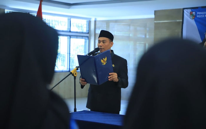 Wakil Wali Kota (Wawako) Pekanbaru, Markarius Anwar lantik pegawai fungsiomal dan PPPK.