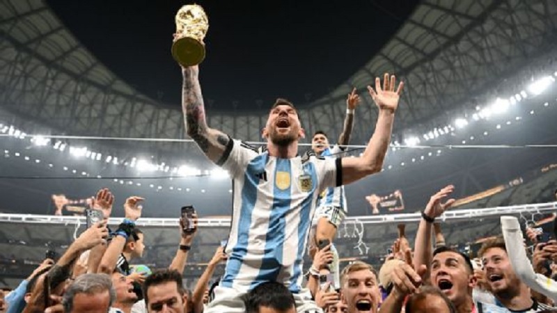 Argentina menerima  juta dari FIFA untuk kemenangan Piala Dunia 2022 mereka. Shaun Botterill.