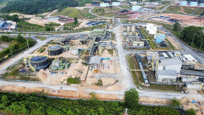 Foto udara lapangan migas CEOR di Zona Rokan
