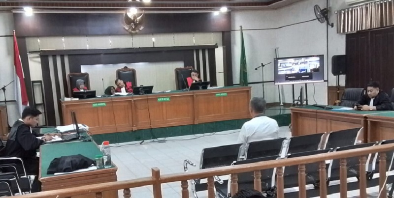 Eks Sekretaris DPKP Rohul Hamdani menghadapi vonis di Pengadilan Tipikor Pekanbaru pada Selasa (23/12/2025).