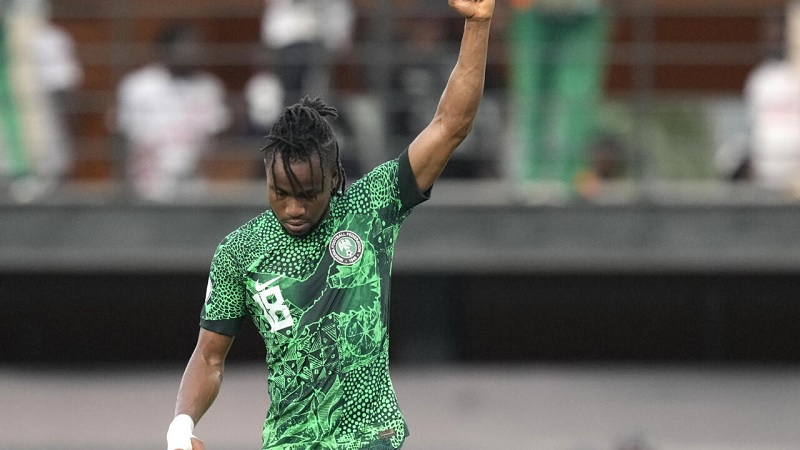 Ademola Lookman jadi pahlawan Nigeria dengan mewncetak gol kemenangan atas Tanzani pada laga penyisihan grup Piala Afrika di Maroko,