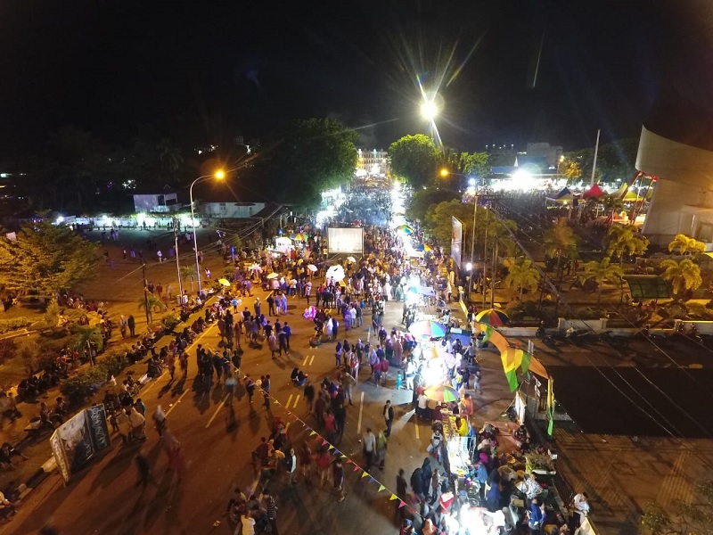 Malam pergantian tahun PWI Bengkalis menggelar PWI Night Fest 2025 di Lapangan Tugu Bengkalis, Rabu (31/12/2025) malam. Foto kegiatan CFN beberapa waktu lalu.
