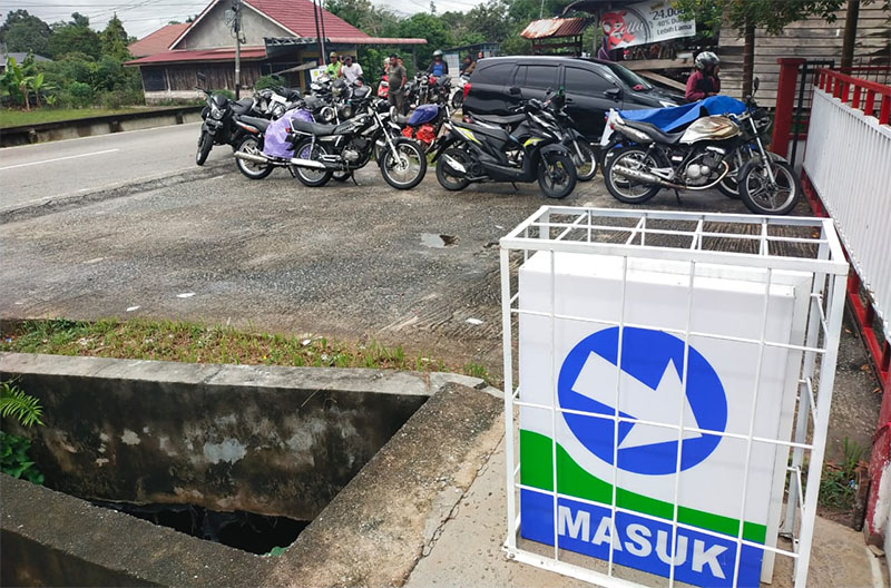 SPBU di Jalan Bantan tutup akibat BBM dari Pertamina belum masuk ke Pulau Bengkalis, Jumat (2/1/2026).