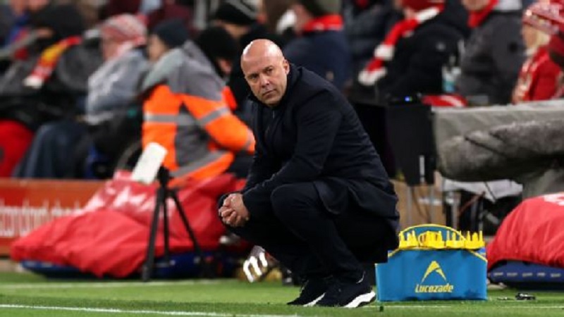 Tim asuhan Arne Slot bermain imbang dengan Leeds pada Hari Tahun Baru.
