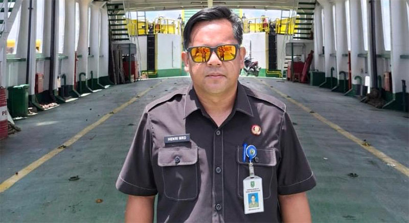 Kepala UPT Pengelolaan Perhubungan Wilayah I Henri Mardani