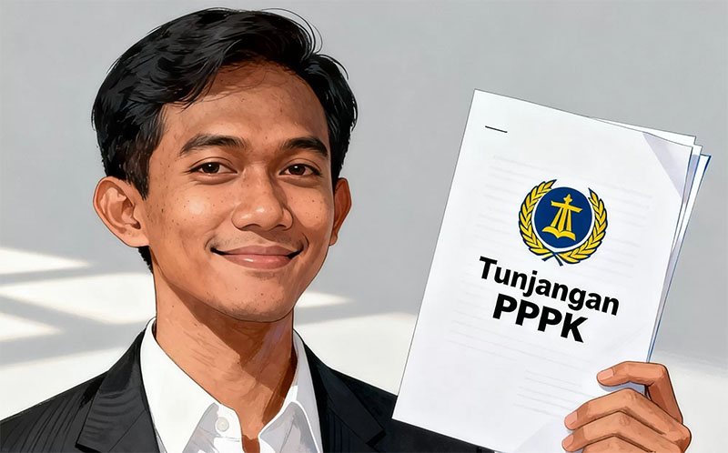 Skema gaji dan tunjangan berlaku untuk seluruh 17 golongan PPPK, mulai dari golongan I hingga XVII.