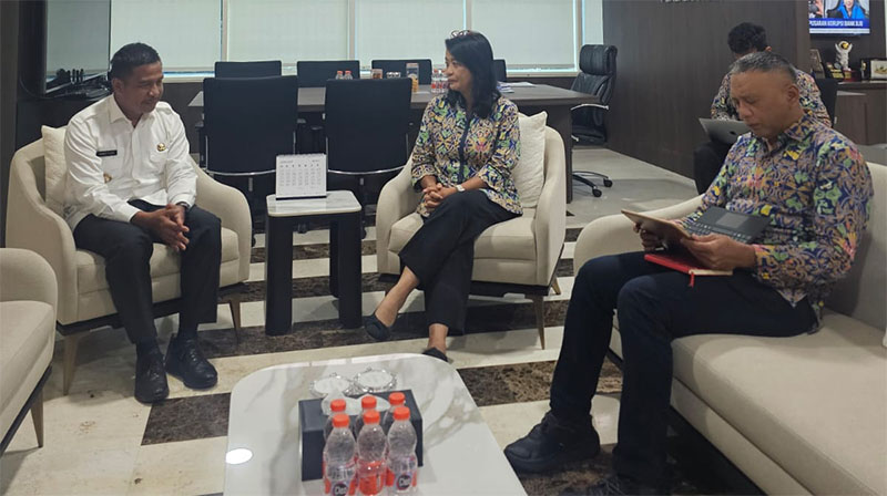 Bupati Ahmad Yuzar melakukan kunjungan ke Kementerian PU untuk mengajukan pembangunan dan peningkatan infrastruktur jalan di Kabupaten Kampar, Kamis (8/1/2025).