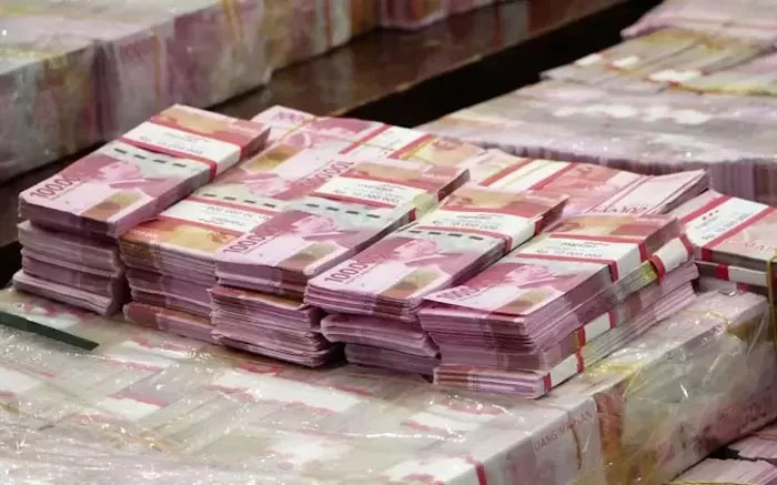 Ilustrasi uang APBD cair.