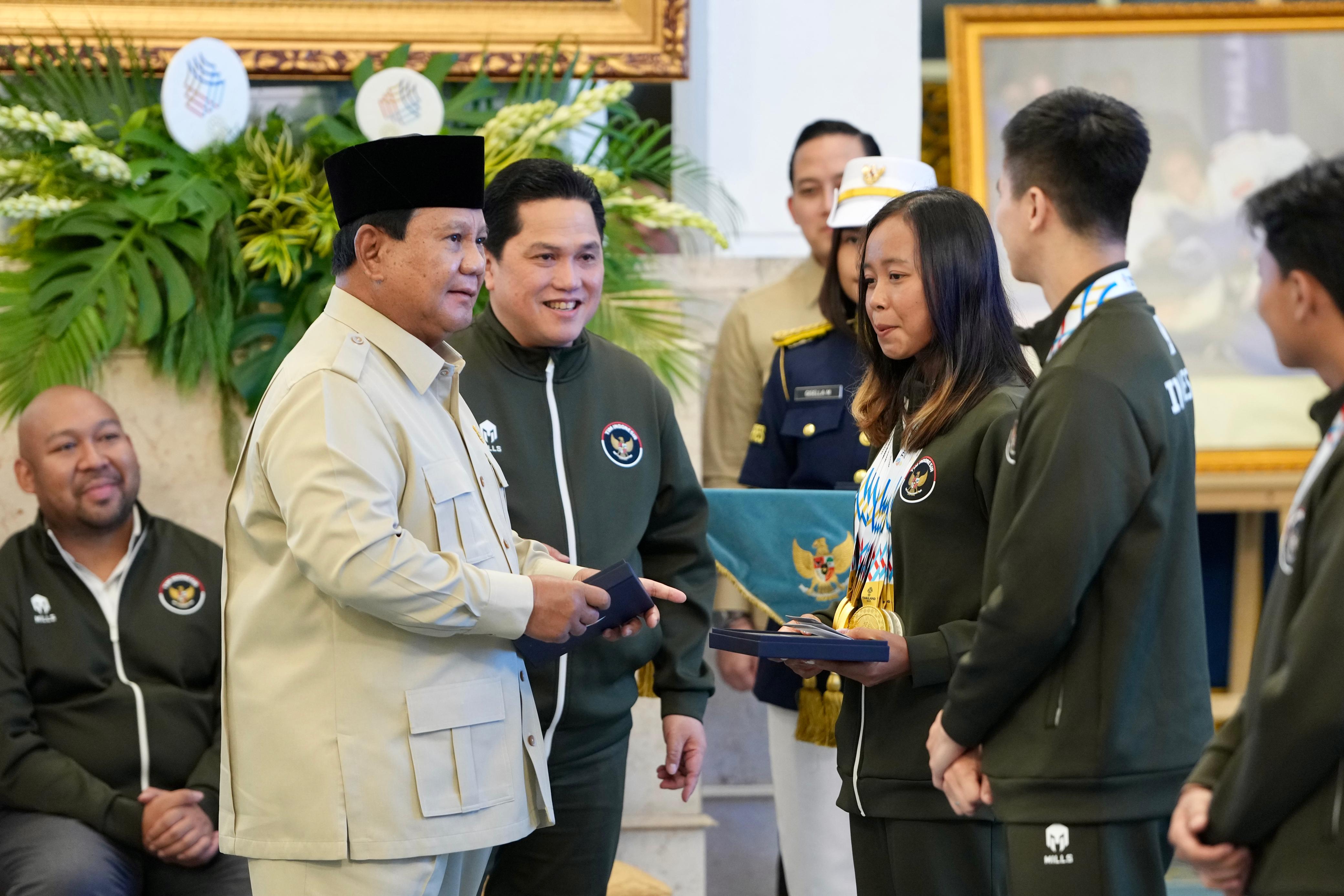 Presiden Prabowo Apresiasi  atlet atas prestasi SEA Games 2025. Kemenpora Gandeng BRI untuk  Salurkan Bonus Atlet atas