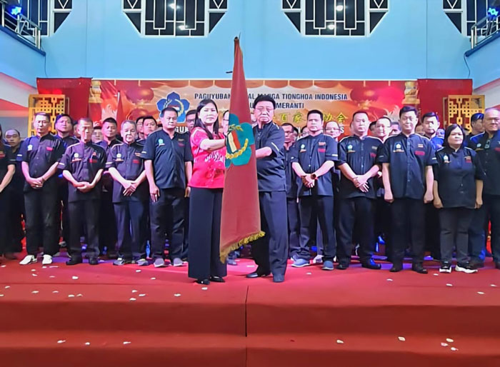 Kepengurusan Paguyuban Sosial Marga Tionghoa Indonesia (PSMTI) Kabupaten Kepulauan Meranti Periode V Masa Bakti 2025&ndash;2029 resmi dikukuhkan dan dilantik, kemarin (10/1/2026) malam.
