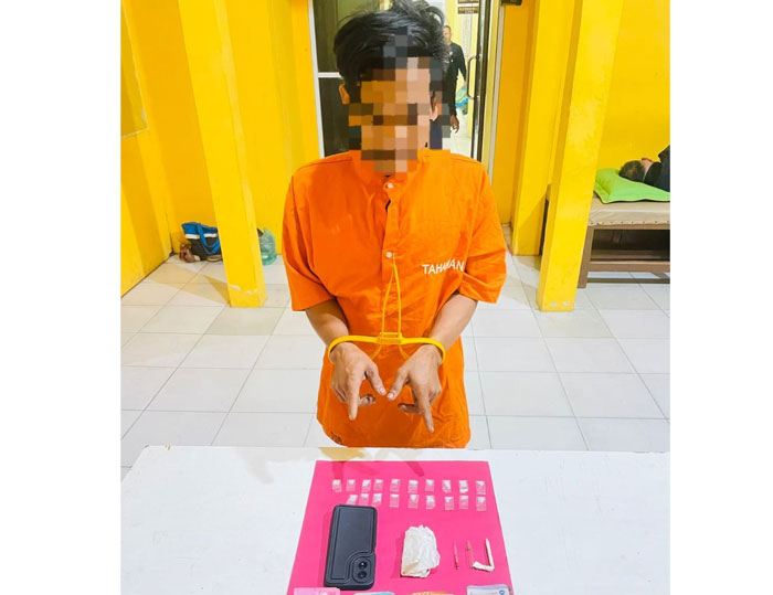Seorang pria berinisial EY (36), warga Desa Kijang Jaya, Kecamatan Tapung Hilir, Kabupaten Kampar, diamankan pada Sabtu (10/1/2026) malam.