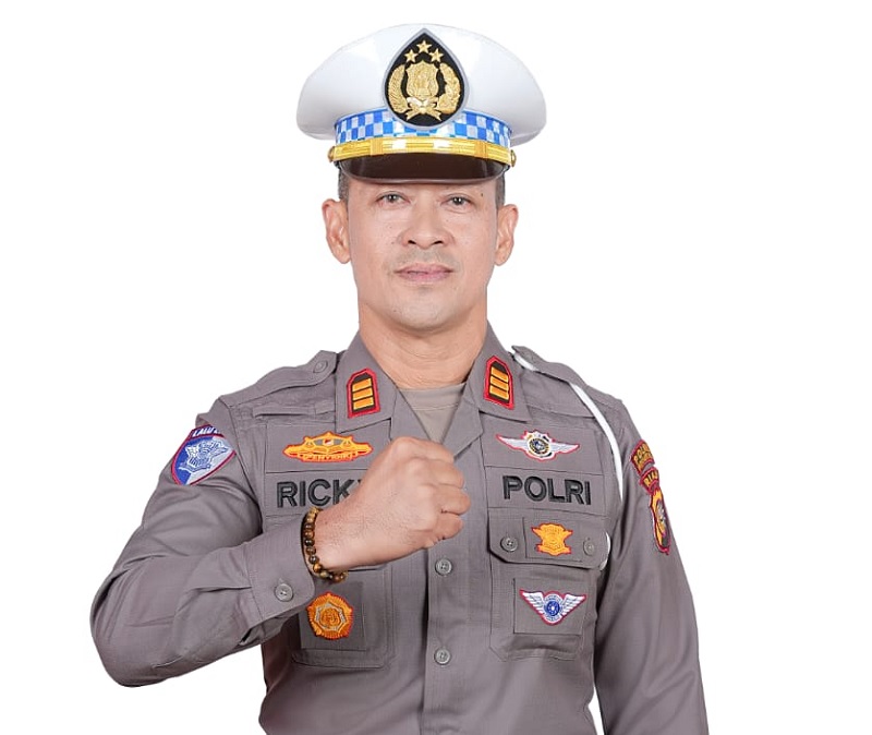 Kasatlantas Polres Inhil, AKP Ricky Marzuki SH