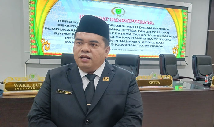 Ketua DPRD Inhu, Sabtu Pradansyah Sinurat